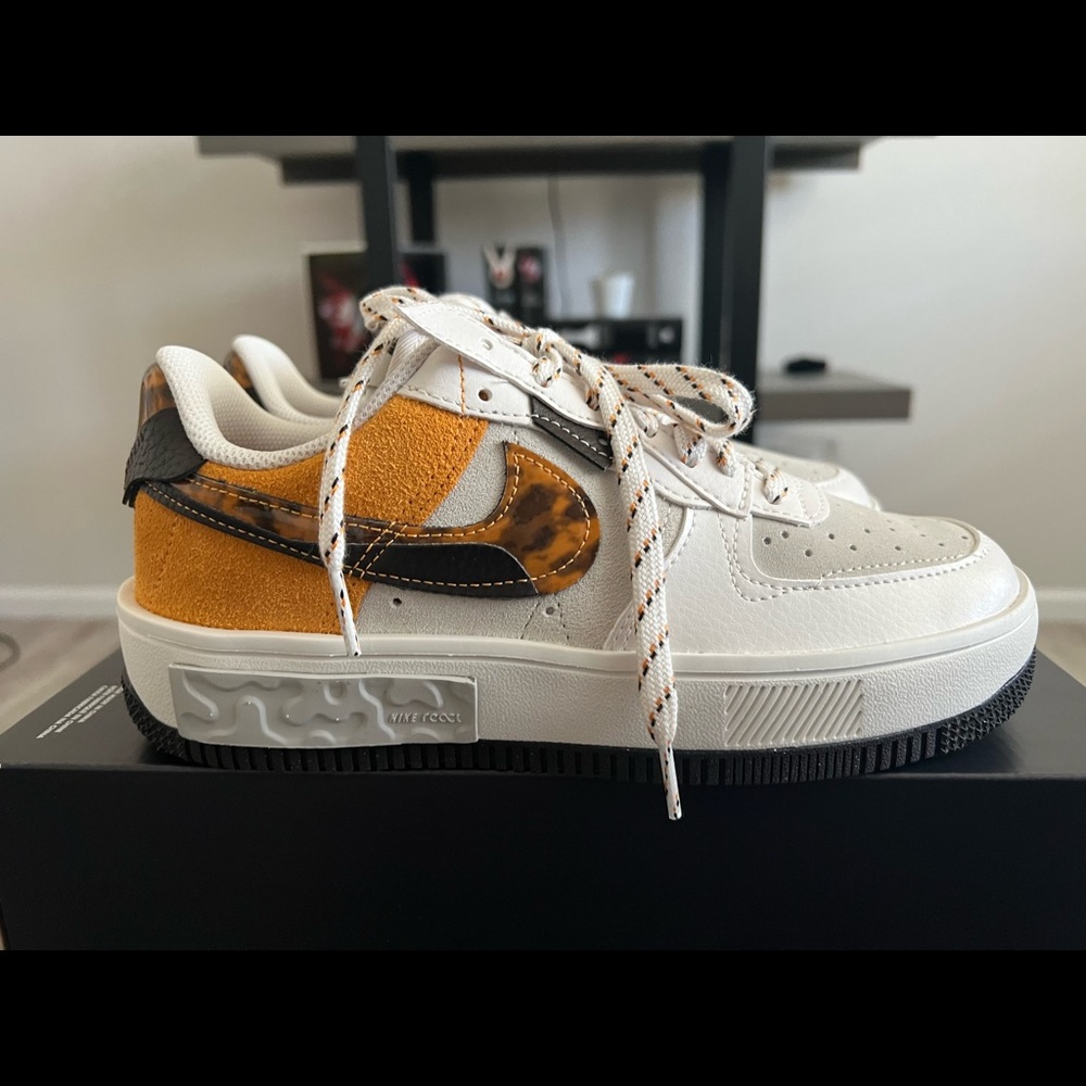 Nike Air Force 1 Fontanka Tortoise Shell Womens Size 7 #522159